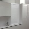 Kit de cabinet de rouleau de cuisine en aluminium blanc