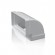 Coude rectangulaire verticale &agrave; 90 &deg; 75x150 mm