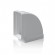 Coude rectangulaire horizontal 90 &deg; 75x150 mm