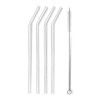 Set 4 Boire De Pailles Réutilisables En Verre