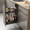 Wine Rack Amovible Anthracite Guides Basale Plat