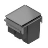 Cube Corbeille Eco-Amical-Rectangulaire 35 + 35 + 8 + 8 L