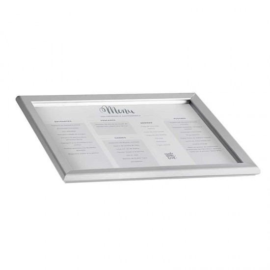 Porte-menu A3 Aluminium