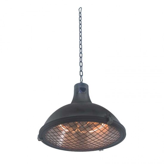 Parasol chauffant électrique suspendu