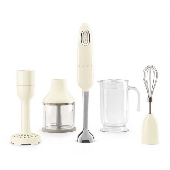 Mélangeur à main avec accessoires Crème Style 50's