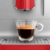 Super Machine à café automatique avec Vapeur 50's style rouge
