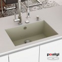 Évier 66x52 Poalgi SHIRA 502 Résine de Couleurs