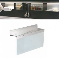 Porte-couteaux en Aluminium et Verre Linero Modern