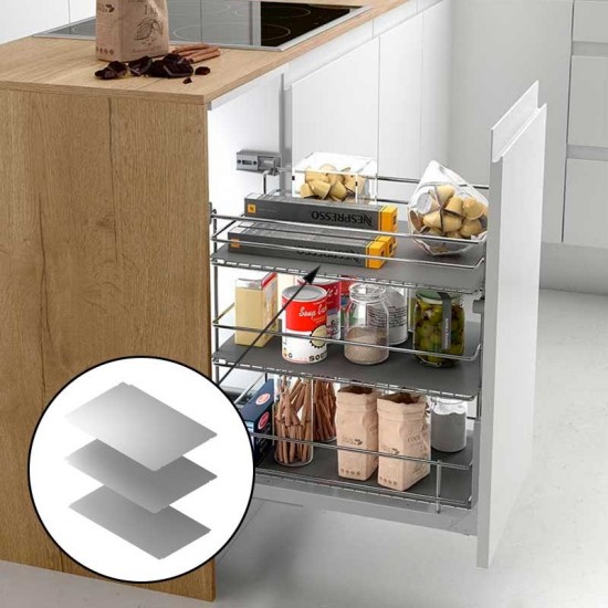 Jeu de Bases pour le Module marchand de légumes, de 3 Étages Avant