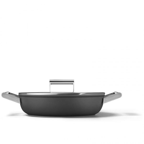 Sauteuse 28 cm Style Années 50 Noir