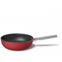 Wok 30 cm Style Années 50 Rouge