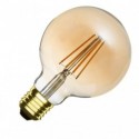 Ampoule à Filament LED E27 6W 600 lm Dimmable G95 Gold 2700K