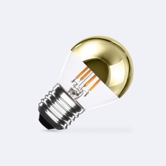 Ampoule à Filament LED E27 4W 400 lm G45 Gold Reflect 2200K