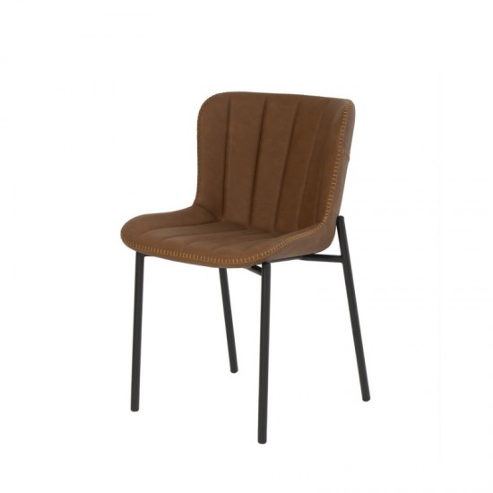 Chaise MAYKA marron