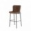 Tabouret haut RILEY marron