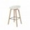 Tabouret haut RONIE blanc