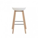 Tabouret haut RONIE blanc