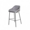 Tabouret haut LOUIS gris clair