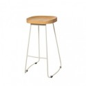Tabouret bas JOEL blanc