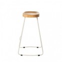 Tabouret bas JOEL blanc