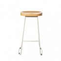 Tabouret bas JOEL blanc