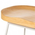 Tabouret bas JOEL blanc