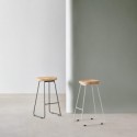 Tabouret bas JOEL blanc