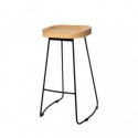 Tabouret bas JOEL noir