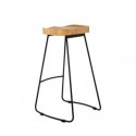 Tabouret bas JOEL noir