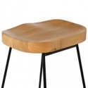 Tabouret bas JOEL noir