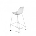 Tabouret bas JAKE blanc