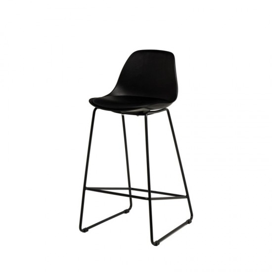 Tabouret bas JAKE noir