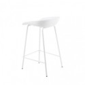 Tabouret bas NETTA blanc
