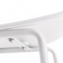 Tabouret bas NETTA blanc