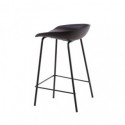 Tabouret bas NETTA noir