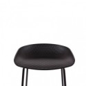 Tabouret bas NETTA noir