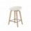 Tabouret bas RUTH blanc