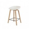 Tabouret bas RUTH blanc