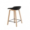 Tabouret bas RUTH noir