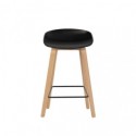 Tabouret bas RUTH noir