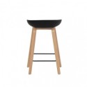 Tabouret bas RUTH noir
