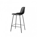 Tabouret bas PEYTON noir