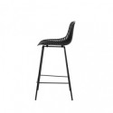 Tabouret bas PEYTON noir