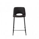 Tabouret bas ALFIE gris foncé
