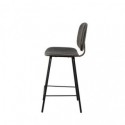 Tabouret LOGAN gris foncé