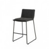Tabouret bas BRANDON gris foncé