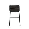 Tabouret bas BRANDON gris foncé