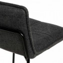 Tabouret bas BRANDON gris foncé