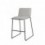 Tabouret bas BRANDON gris clair