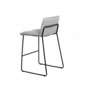 Tabouret bas BRANDON gris clair